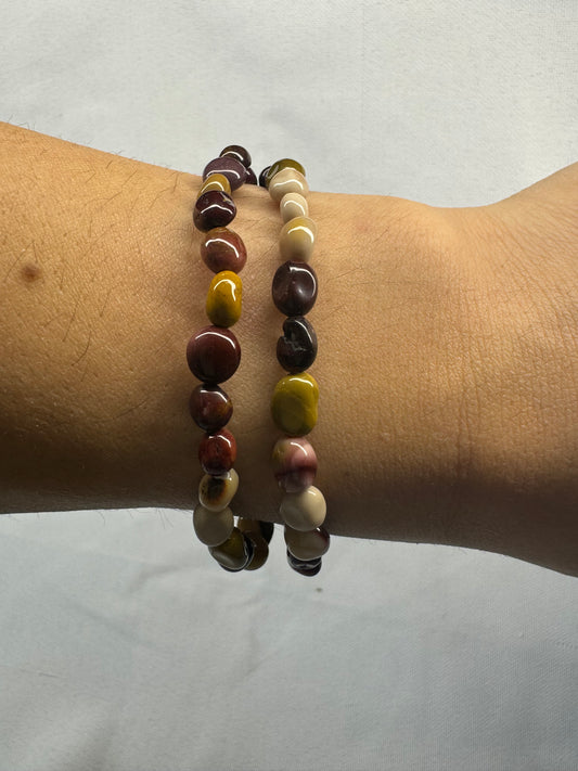 Mookaite Pebble Bracelet