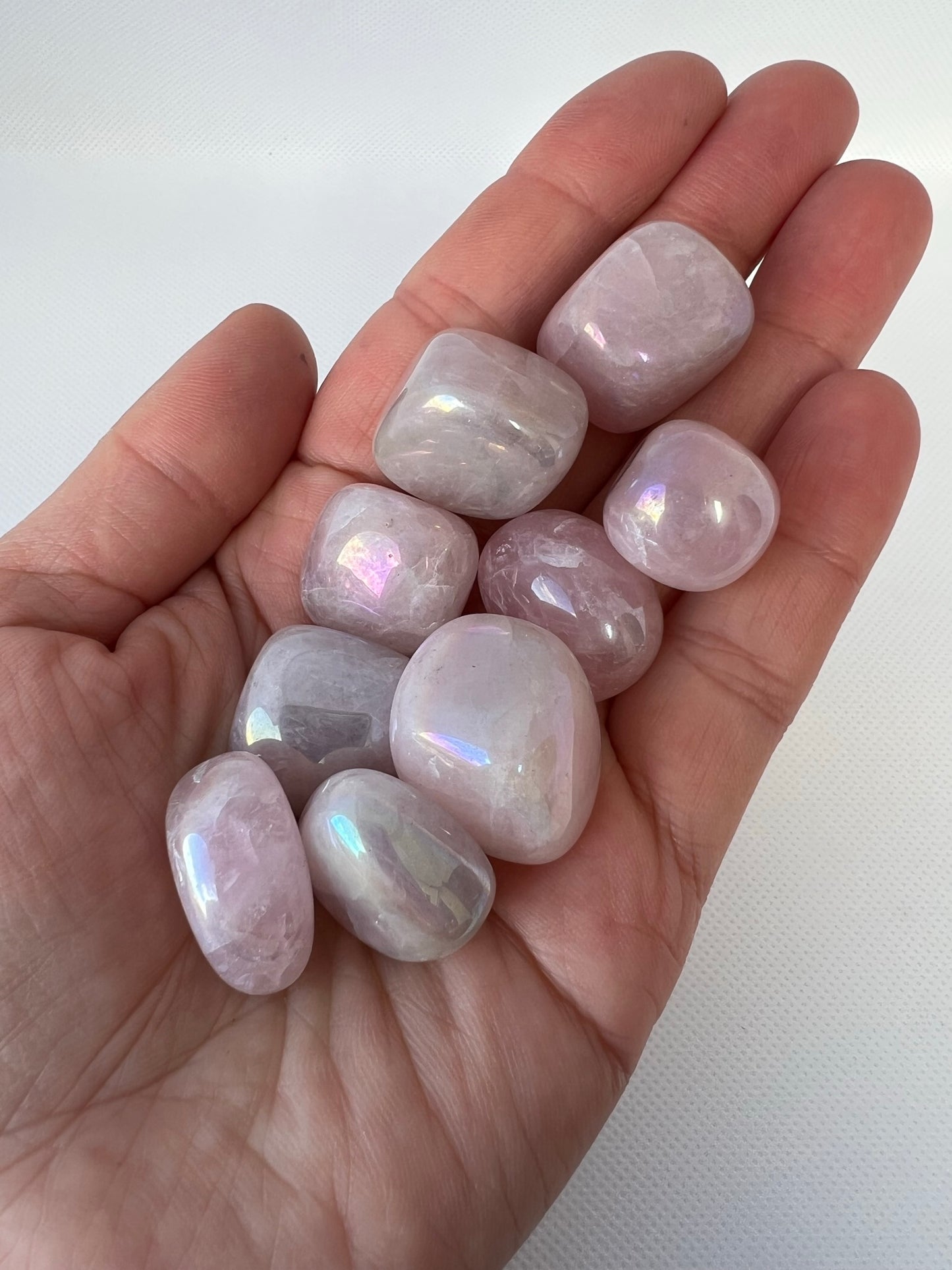 Aura Quartz Pink Tumbled Stone