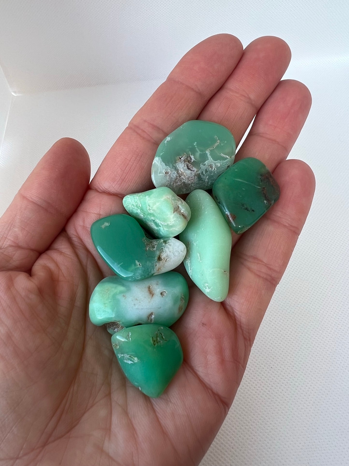 Chrysopase Tumbled Stone