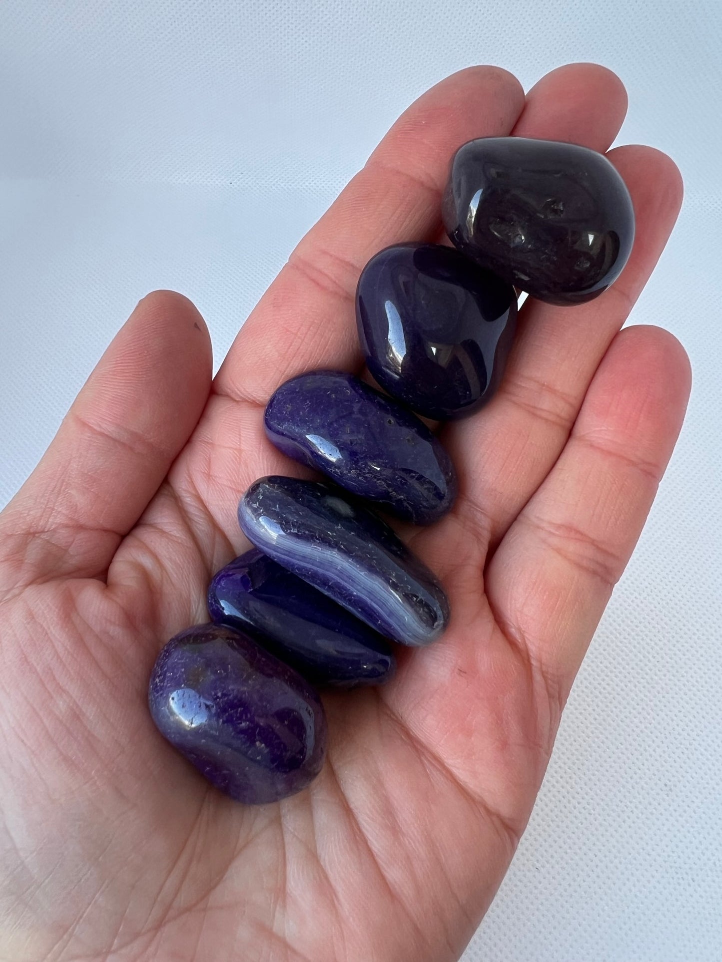 Purple Agate Tumbled Stone